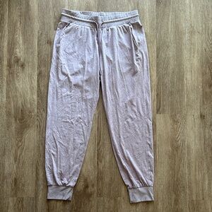 Athleta Uptempo Jogger Flora Mauve Size Medium Loungewear Casual Athleisure
